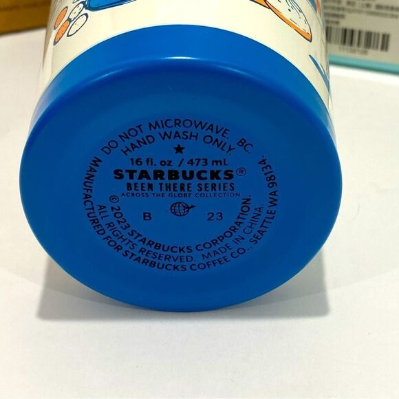 Starbucks Been There Series 16oz Tumbler Shanghai City China Blue New With Tags - Picture 12 of 13